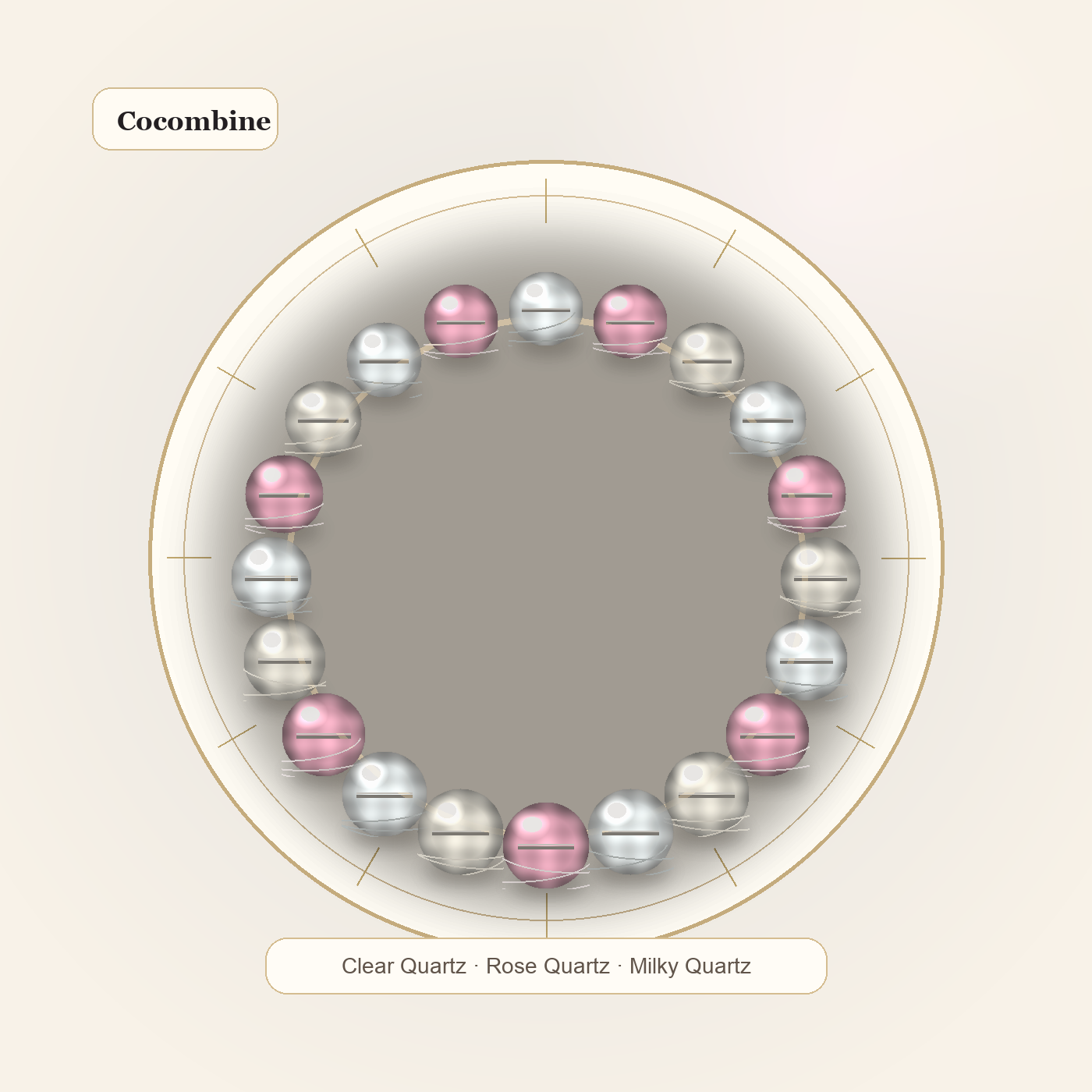 Taurus Zodiac Crystal Bracelet by Cocombine