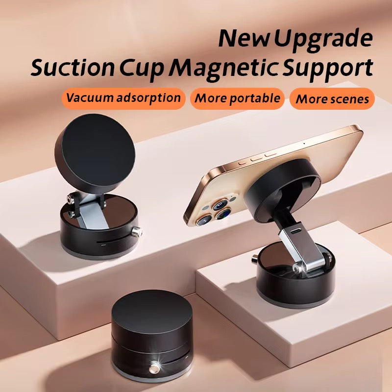 Adjustable Mobile phone stand vacuum magnetic suction car holder